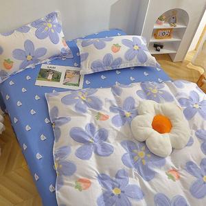 Fuanna Пододеяльник 180х220 см из 100% хлопка, цвет Blue Mood