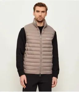 Пуховая куртка без рукавов regular fit Armani Exchange, бежевый