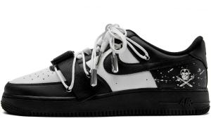 Кроссовки Nike Air Force 1 Skateboard Shoes Unisex Low-Top Black, черный