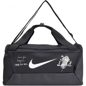 Nike Сумка для спортзала и путешествий Fabric Smiley Face, унисекс, черная