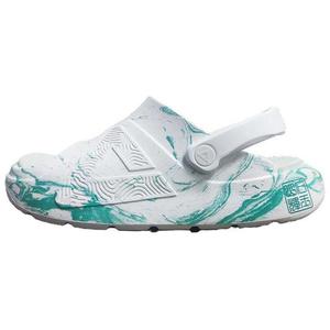 PEAK Устойчивые к истиранию нескользящие тапочки с закрытым носком унисекс зеленый цветочный узор кружево - зеленая цветочная пряжа, цвет Green Floral Yarn