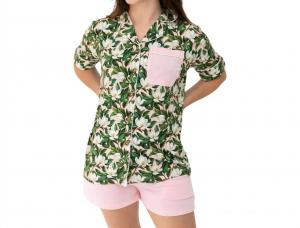 Женский комплект Magnolia Bamboo Luxe Lounge Short в цвете Multi Laree + Co.