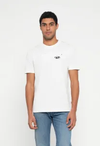 Футболка с регулируемым принтом Diesel, White