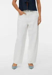 Vmzelda бочкообразный, подходит для широких ног Vero Moda, Bright White