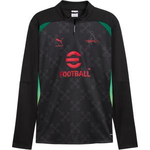 PUMA Playera Para Hombre De Cuarto De Cierre Prepartido Ac Milan X OFF WHITE