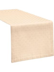 Erwin Müller Жаккардовая скатерть-дорожка из смесовой хлопковой ткани Paderborn цвета игристого вина