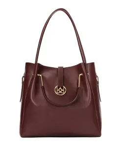 Сумочка бордового цвета со съемной вставкой. Kazar, коричневый