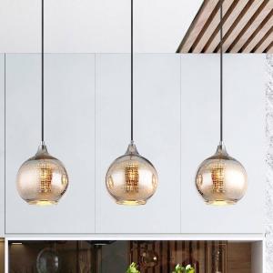 Подвесной светильник Globo Lighting Lourdes, цветное стекло/железо - количество языков пламени: 3