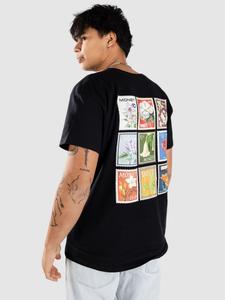 Футболка Monet Skateboards Floral Stamps T-Shirt, black