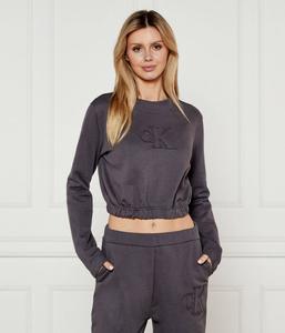 Свитер Cropped fit Calvin Klein Jeans, черный