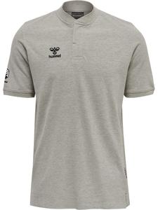 Поло Hummel Hmlmove Grid Polo, серый меланж