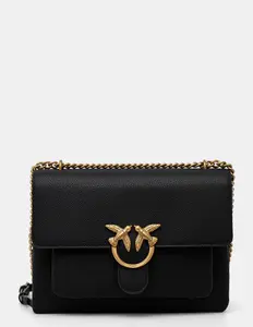 Кожаная сумочка Pinko, черный