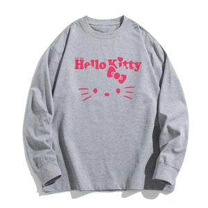 Футболка Unisex Hello Kitty Sanrio, серый