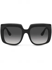 Солнцезащитные очки в квадратной оправе Dolce & Gabbana Eyewear, черный