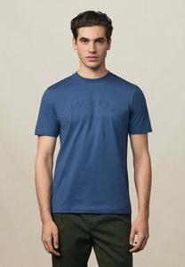 Футболка Hackett London Print T-shirt, Dark Denim Blue/Dark-Blue Denim