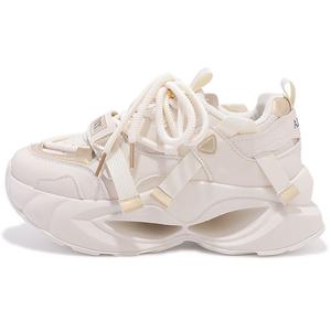 SNXR Женские кроссовки с низким верхом и устойчивой подошвой, бежево-золотистые, с защитой от скольжения