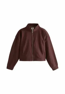 Бомбер укороченного кроя Self., Chocolate Brown