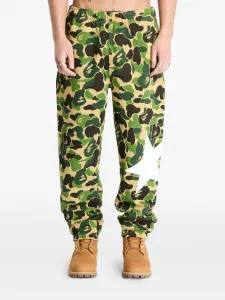 Спортивные брюки abc camo star A BATHING APE, зеленый
