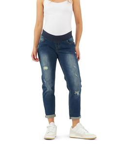 Джинсы Baxter Boyfriend в оттенке Indigo Fade Ripe Maternity, синий