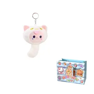 Фантазийный эльф пищащий плюшевый кулон 15см высота MORTEN SOLUM, белый