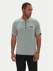 Рубашка поло облегающего кроя K_Perform-Max_Pl 50537146 Boss, зеленый