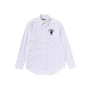 A BATHING APE Рубашка Bape College Yellow