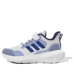 Кроссовки fortarun 'cloud white royal blue dark blue' Adidas, белый