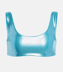 Лиф бикини с закругленными краями JADE SWIM, синий