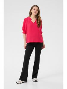 Блузка KAelly с короткими рукавами, прямого кроя, цвет Virtual Pink Kaffe