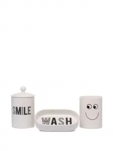 Набор для ванной Eyes Anya Hindmarch, белый