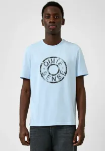 Футболка с принтом Qs, Hellblau