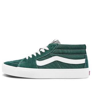 Кроссовки sk8-mid classic mid-top casual skate shoes green Vans, зеленый