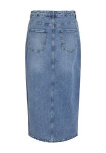 Юбка-карандаш JAF MIDI-NOOS VILA, синий деним