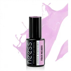 Лак для ногтей каучуковый гибридный picky purple Neess, 4 мл