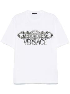 Versace футболка с принтом Medusa, белый