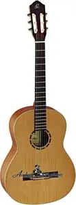 Классическая гитара Ortega Family Series полноразмерная с узкой шеей, нейлоновые струны, с чехлом