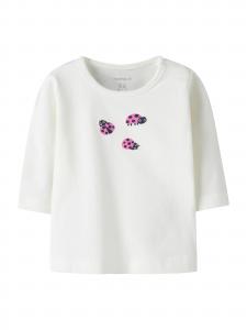 NAME IT Лонгслив 'NBFVUBIE' в белом цвете