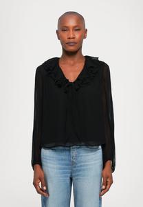 Блуза DESIGNERS REMIX IOLA RUFFLE BLOUSE, Black