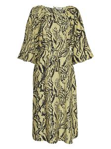 Длинное платье MOSS COPENHAGEN Theresia Taila, зеленый