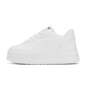 Кеды, скейтборд обувь женская низкая полностью белый Renben