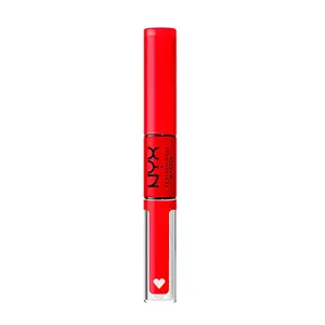 Блеск для губ Shine Loud Nyx Professional Make Up, цвет rebel in red