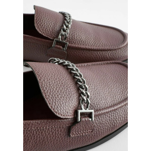 Мокасины FOREVER COMFORT ROUND TOE SLIM CHAIN Next, Бордо