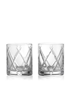 Набор из 2 бутылок Connoisseur Olann Double Old Fashioned объемом 11,5 унций Waterford, Clear