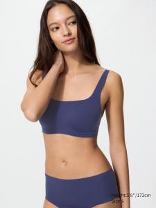 Бюстгальтер без косточек, комфортный Uniqlo, 67 blue