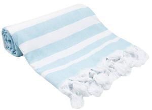 Пляжное полотенце Zollner 00000208, 90x1x170 см, светло-голубой