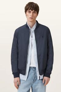 Куртка-бомбер Allsaints, темно-синий