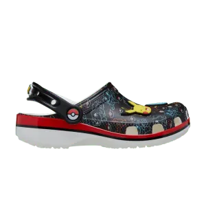 Кроссовки Crocs Pokémon x Classic Clog Kids 'Pokémon Starters', черный