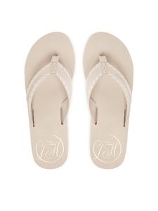 Шлепанцы Tommy Hilfiger Webbing Beach Sandal FW0FW09038, экрю