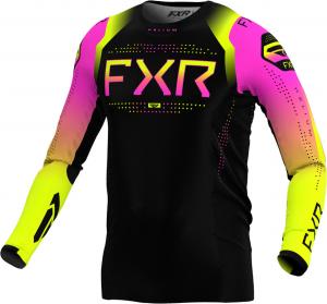 Мотокроссовая майка FXR helium 2024, Black/Pink/Yellow