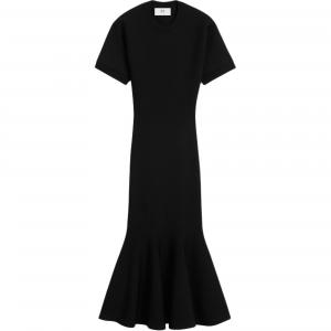 Платье Ami Paris Godet AMIPARIS, черный